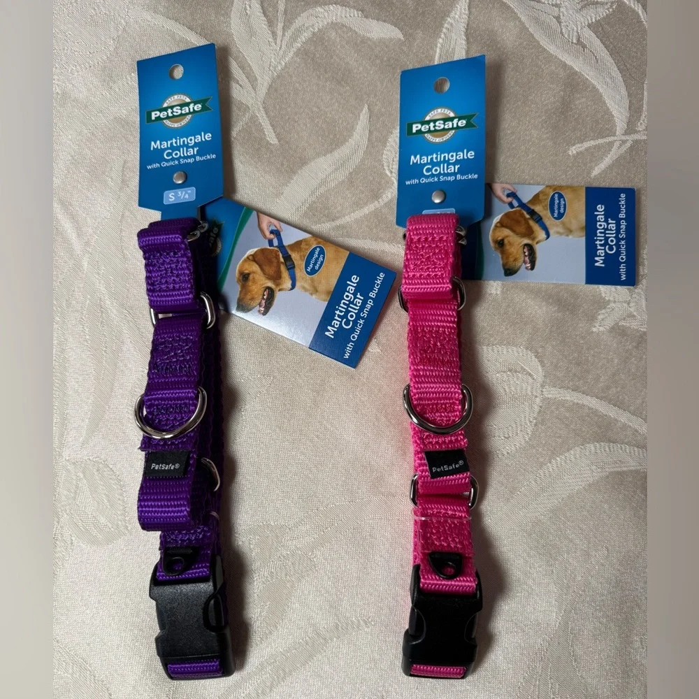 Lot of (2) PetSafe Martingale Dog Collars
